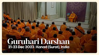 Guruhari Darshan 2123 Dec 2023 Kanad Surat India [upl. by Ynneh]