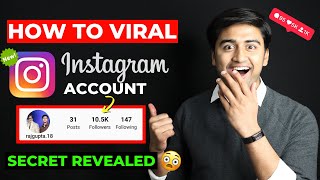 How To Viral New INSTAGRAM Account in 2022🔥 Make your New Instagram Account ViralGet 10k followers [upl. by Ursala]