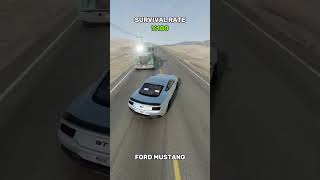 Chance of Survival with Different Vehicles car beamngdrive crash [upl. by Cyndia]