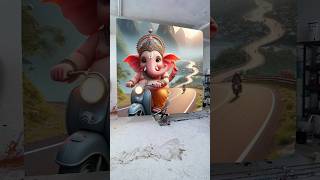 Ganpati Bappa drawing photo 🥰🙏🌺 shorts youtubeshorts viralshorts ganesh ganpatibappamorya [upl. by Suzy]