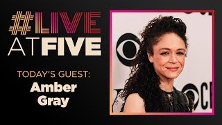 Broadwaycom LiveatFive with Amber Gray of HADESTOWN [upl. by Yort248]