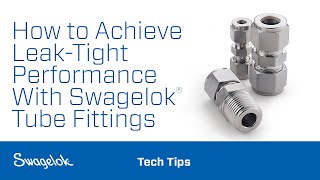 How to Achieve LeakTight Performance With Swagelok® Tube Fittings [upl. by Retrak]