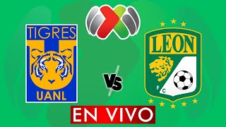 TIGRES VS LEON EN VIVO  LIGA MX APERTURA 2024  JORNADA 10  DONDE VER EN VIVO [upl. by Darrey142]