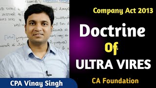 Doctrine of Ultra Vires Company Act 2013 [upl. by Omrellug]