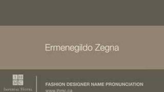 Ermenegildo Zegna [upl. by Lowson]