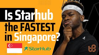 StarHub Review 🇸🇬  The BEST SIM Card in Singapore Speedtest [upl. by Wyly]