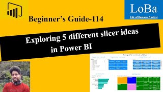 Power BI Advanced Slicers  Custom Slicers Exploring various slicers Customize slicers [upl. by Bernarr]