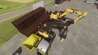 The old stream Farm Public works  Farming Simulator 22  TRAILER [upl. by Nylecaj53]