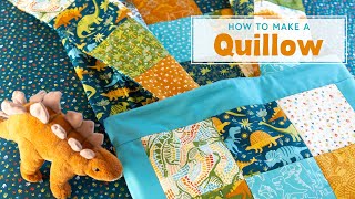 How to Make a Quillow  a Shabby Fabrics Tutorial [upl. by Cleon567]