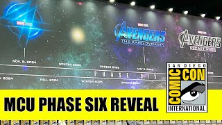 MARVEL PHASE 6 Announcement New Avengers Movies  Comic Con 2022 Panel Kevin Feige [upl. by Wakefield]