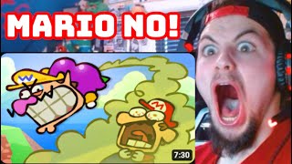 WARIO vs THE MOVIES  Ultimate SUPER MARIO Cartoon REACTION THE MOST CURSED MARIO MOVIE [upl. by Lisha]