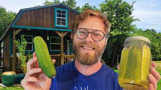 DIY Pickling Cucumbers 🥒 [upl. by Aisital708]