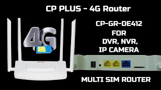 CP plus Multi sim 4G Router [upl. by Maibach]