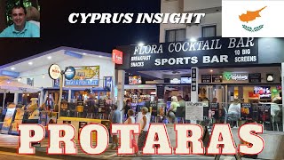 Your Guide To Protaras Cyprus Nighttime On The Strip [upl. by Ecyar]