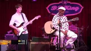 Blues prodigy 14 year old guitarist jams with blues legend [upl. by Dot]