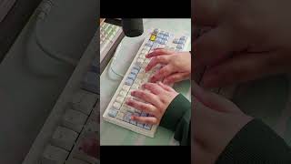 GMK87  Gateron Oil King Switches Sound Test keyboard keyboardasmr customkeyboard [upl. by Ayanaj]