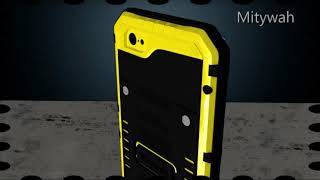 Mitywah Waterproof Shockproof Military Grade Defender Case for iPhone [upl. by Carlyle]