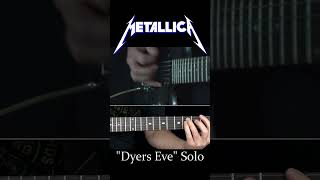 Dyers Eve Guitar Solo  Metallica [upl. by Alexei809]