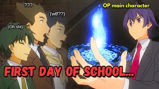 When the Reincarnated OP main character SHOCKS everyone from the first day of SchoolAnime Recap🔥 [upl. by Odlabso279]