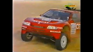 1993 Pharaohs Rally Raid  Stage 13  Citroen ZX  Mitsubishi Pajero  Eurosport [upl. by Bores]