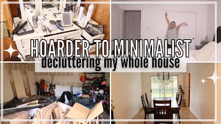 HOARDER TO MINIMALIST 2024  Decluttering my whole house amp sharing my first year Minimalism Journey [upl. by Eiggam]