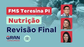 Concurso FMS Teresina PI Nutrição Revisão Final [upl. by Shari]