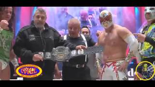 CARISTICO VS VOLADOR JR POR EL CAMPEONATO MUNDIAL HISTÓRICO NWA DE PESO WELTERHIGHLIGHTS HD [upl. by Rriocard114]