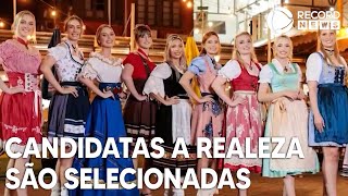 Candidatas a realeza da 38ª Oktoberfest são selecionadas [upl. by Moor734]