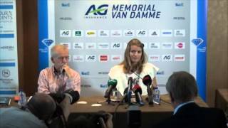 Memorial van Damme press conference Dafne Schippers [upl. by Conroy412]