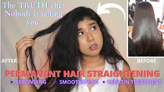 Permanent Hair StraighteningRebonding  REAL Review and Experience After 2 Years  Little Pixie [upl. by Aziul123]