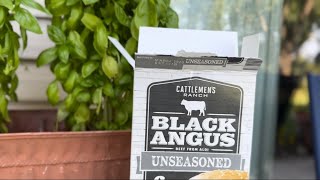 CATTLEMENS RANCH BLACK ANGUS BEEF FROM ALDI UNSEASONED [upl. by Eixirt]