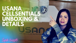 USANA CELLSENTIALS Unboxing and Details  Ispriki Nuggets [upl. by Atter]