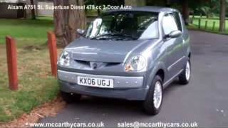 Used Aixam A751 SL Superluxe Diesel 479 cc 3Door Auto KX06 for sale McCarthy Cars Croydon [upl. by Bilicki238]