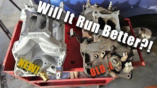 Ramcharger Gets a New Intake Manifold  Edelbrock RPM Airgap [upl. by Iruyas]