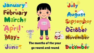 Chutties Crazy Kids Classics  Months of the Year Song  Nursery Rhymes and Kids Songs [upl. by Renzo]