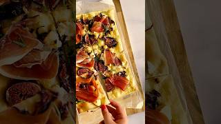 Quick amp Easy Flammkuchen with Figs amp Jamón – Perfect for Any Occasion shorts [upl. by Htnnek79]