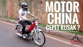 RESTORASI Motor Bebek Cina mirip HONDA SUPER CUB JIALING [upl. by Tereve]