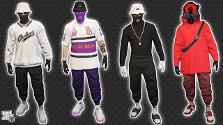 4 JOGGERS TRYHARD OUTFITS  GTA 5 ONLINE [upl. by Etana]