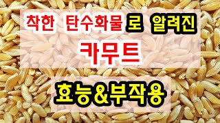 카무트 효능과 부작용 잘 알고 드셔야해요 [upl. by Natassia]