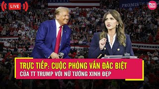 TTHN Chuyển Ngữ Cuộc phỏng vấn ĐẶC BIỆT của ÔTrump với Nữ Tướng xinh đẹp khiến đám đông BÙNG NỔ [upl. by Siednarb]