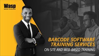 Barcode Software Training Services  Wasp Barcode Technologies [upl. by Delano]