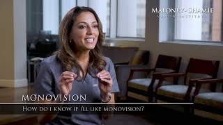 Will I Like Monovision  MaloneyShamie Vision Institute [upl. by Eicul]