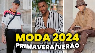 As TENDÊNCIAS pra PRIMAVERAVERÃO 2024 Os 5 principais Destaques na MODA MASCULINA [upl. by Eceeryt927]