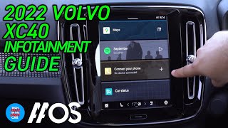 2022 Volvo XC40 Infotainment FULL Guide  Android Automotive [upl. by Carolus]