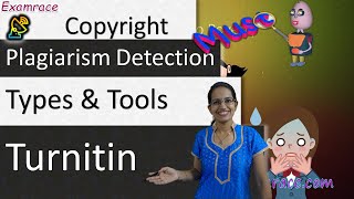 Plagiarism Detection Types amp Tools  Turnitin  Education Copyright Examrace  Dr Manishika [upl. by Merril]