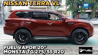 Nissan Terra VL  Fuel Vapor 20quot  Monsta Terrain Gripper 275x55 R20  RNH Tire Supply [upl. by Liborio477]