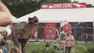 Dinosaurs come to the Festival  Cheltenham Science Festival 2015 [upl. by Eisteb]