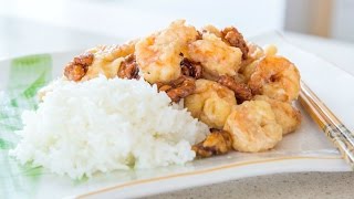 HONEY WALNUT SHRIMP  Chinese Takeout at Home [upl. by Kylie]