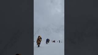 While fixing the ropes on Gasherbrum Climbersnepal [upl. by Urbannal]