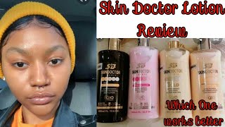 SKIN DOCTOR LOTIONSSKIN LIGHTENING LOTIONS REVIEW [upl. by Osnofledi]